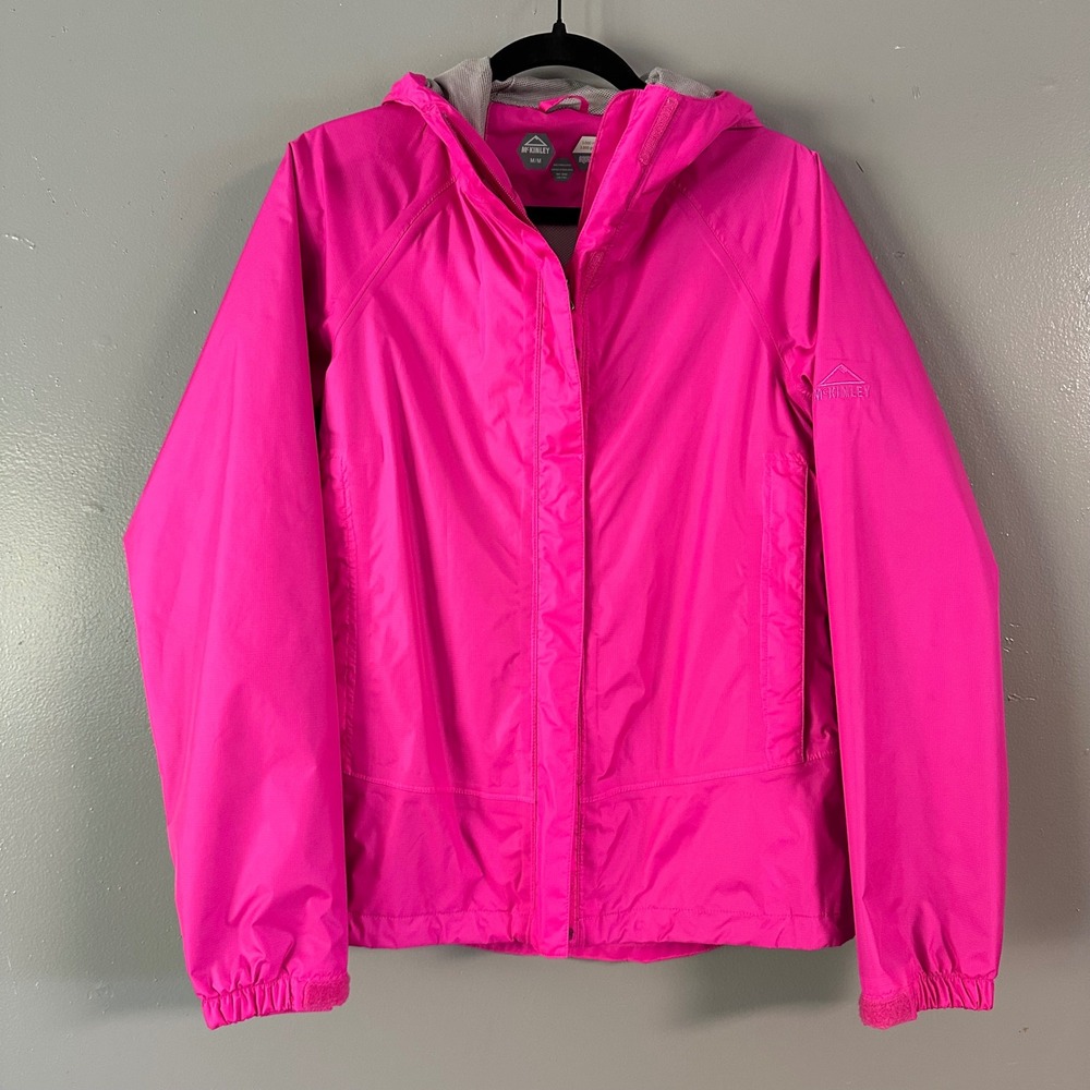 MCKINLEY ALLISTON ROSE VIOLET HOODED AQUAMAX‎ PRO RAIN JACKET MEDIUM WATERPROOF